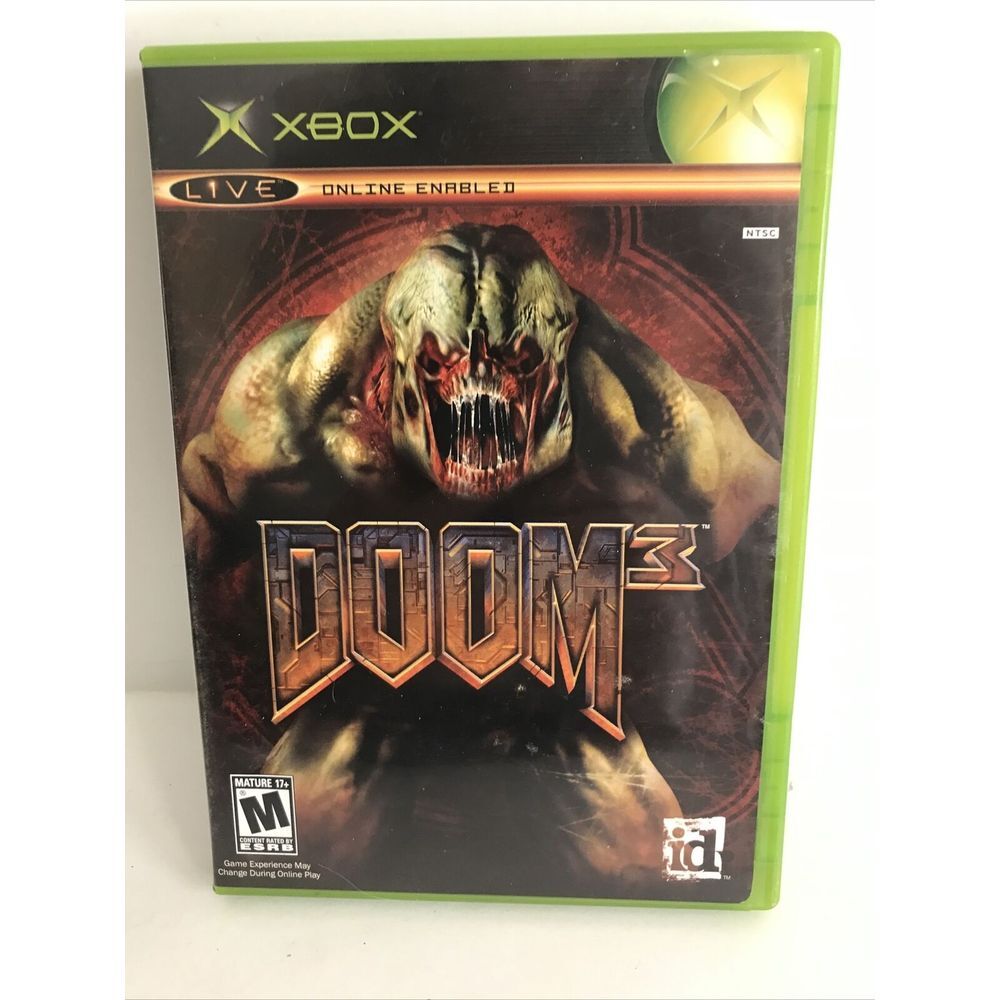 Doom 3 (Microsoft Xbox,‎ 2005) Activision with manual